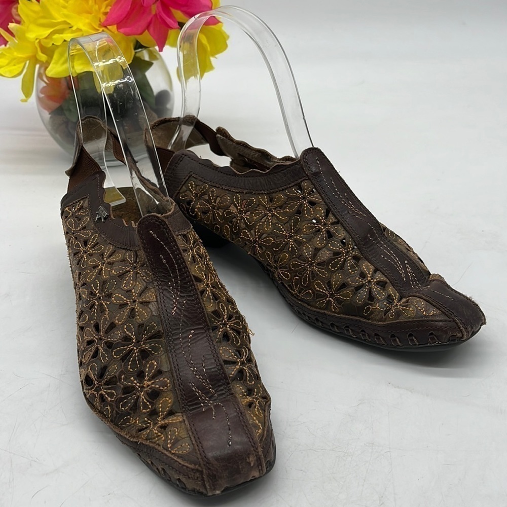 Pikolinos Brown Cut Our Sling Back sandals women’s size EU 36 BSN3445E